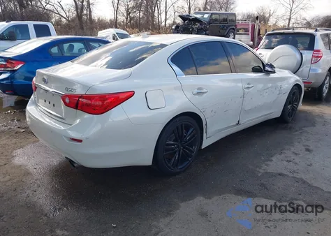 2017 Infiniti Q50 3.0T Sport z USA, uszkodzony, nr VIN JN1EV7AR2HM831486